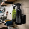 Cedilis 4 Pack Spray Bottle Holder, Wall-Mounted Steel Aerosol Spray