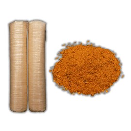 Bearded Butchers Hot Italian Sausage DIY Kit – Spicy Italian Sausage Making Kit with Fennel, Garlic & Red Pepper Flakes – Includes 8oz Hot Italian Seasoning & 32mm Collagen Casings – For Up to 25 lbs of Meat