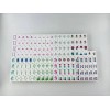 Engraved American Mahjong Tiles 160PCS, Luxury 4-Layer Green Acrylic Set,
