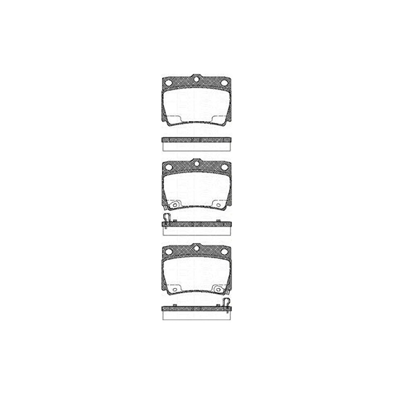 Triscan 8110 42022 Brake Pad Set, disc brake
