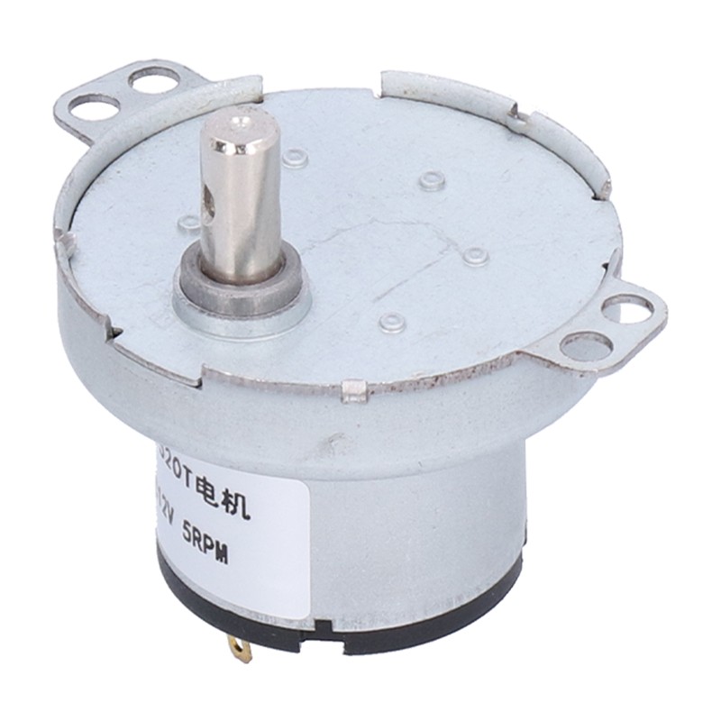 JS‑520T Synchronous Motor Durable DC 12V 5RPM Gear Motor for