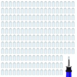 200 PCS Pourers Dust Covers Black Pourer Cap Rubber Caps Olive Oil Liquor Bottle Pour Spout Cover Pour Dispenser Spout Dust Covers (Clear)