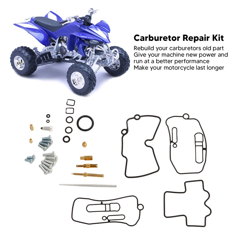 Carburetor Repair Kit Metal Rubber Carb Rebuild Overhaul Set for