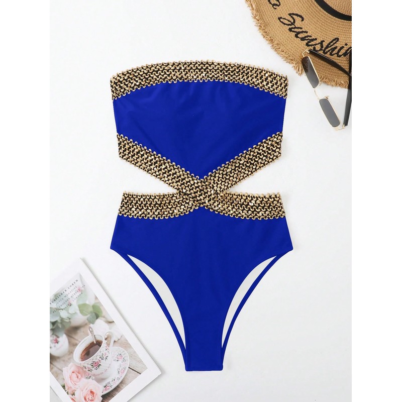 Milumia - Traje de baño de una pieza con detalle