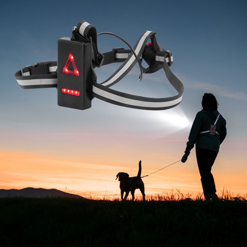 Outdoor Night Running Lights LED Chest Back Warning Light for
