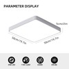 Ganeed 19.6 inch LED Ceiling Lights,39W Square Flush Mount Ceiling