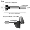 NICAVKIT 13/16 Inch Carbide Forstner Drill Bit, Carbide Tipped Bit