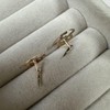 9ct Yellow Gold Mum Stud Earrings | With Andralok Clasp,