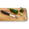 HIC Kitchen Jalapeno Pepper Corer, Stainless Steel Blade, 7-Inches x