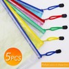 A5 10Pcs File Folder Plastic Wallets Zip Lock Bags Document