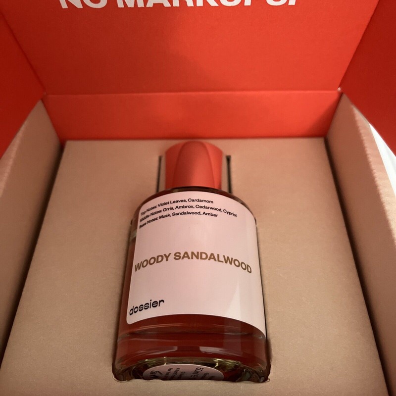 Dossier Woody Sandalwood by Dossier Eau de Parfum Natural Fragrance