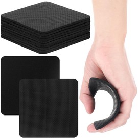 GHPKOTW Pack of 6 Grip Pads, Grip Pads for Weightlifting, Professional Neoprene Grip Pads, Workout Pads for Fitness, Bodybuilding & Strength Training for Women and Men, Black