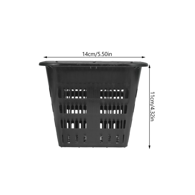 GANAZONO 8Pcs 4.33 Inch Hydroponic Net Pots Square Mesh Planting