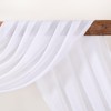 LINXTAR White Wedding Arch Draping Fabric 1 Panel 30'' x