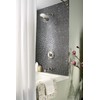 Symmons 402SH2-STN 3-Spray 7.5 in. Fixed Showerhead in Satin Nickel