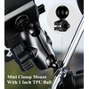 BRCOVAN Mini Clamp Mount Base with 1'' TPU Ball Compatible