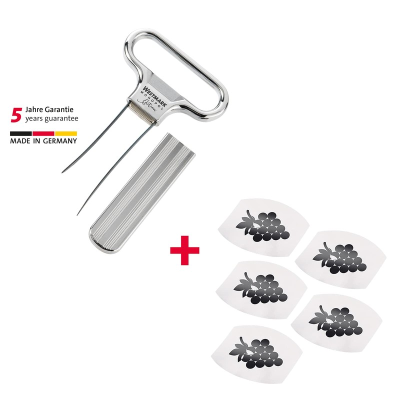 Westmark Ah-So Monopol Edition Corker + 5 Wine Pourers "Safety"