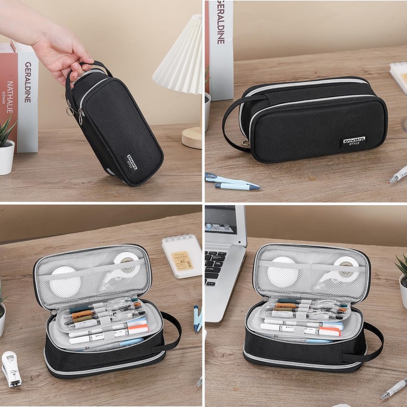Large Pencil Case for Boys Teens Kids Organizer Zipper Pencil