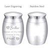 CREATCABIN Small Keepsake Urns Mini Cremation Urn for Human Ashes