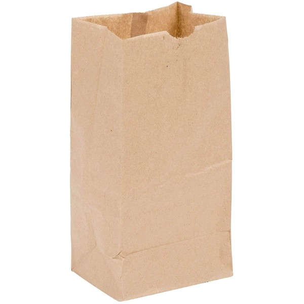 Perfect Stix - Brown Bag 6-100 6lb Brown Paper Lunch Bags - Pack of 100ct