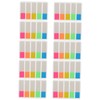STOBOK 10 Pack Fluorescent Memo Notes Index Tabs Easy Sticky