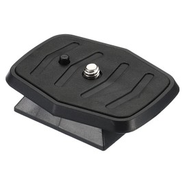 PATIKIL Tripod Quick Release Plate, 44mm Camera Tripod Adapter Mount Parts Replacement Mounting Plate for Tripod Model 2, Black