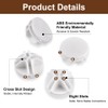 Pack of 40 Connectors for Boltless Shelving System, Connectors, Boltless