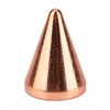 100 Sets Punk Cone Spikes Studs Electroplating Rose Gold Punk