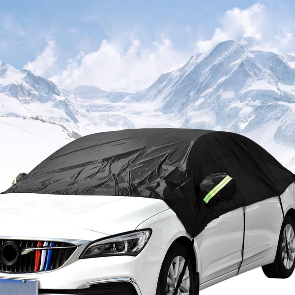 Queta 62427281 Half Car Cover, Car Garage Tarpaulin, Phosphorescent Car