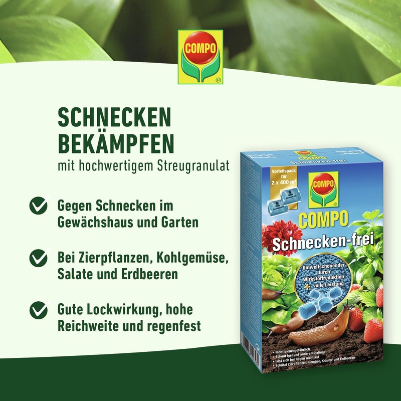 COMPO Snail Free – Snail Grain – Rainproof – Spreading