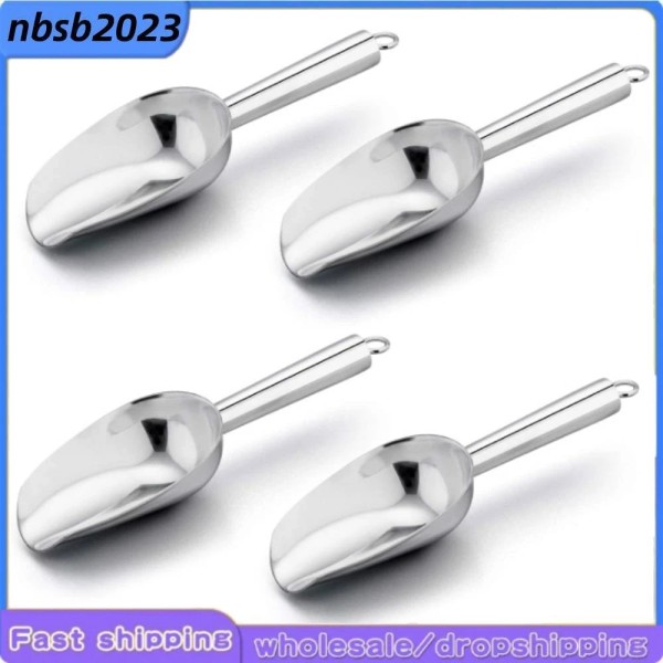 Unbranded 4PCS Mini Scoop, 3 Ounce Kitchen Scoops for Candy/Ice