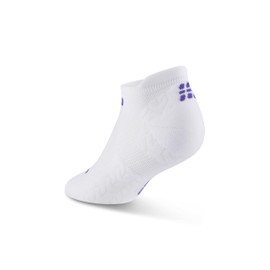 CEP Core Run Ultralight No Show Socks, White, Unisex, XL
