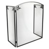 Lavish Home Fireplace Screen - 3 Panel Fireplace Gate with
