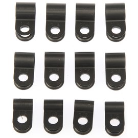 Dorman 86107 1/8 , 3/16, 1/4 In. - Black Nylon Clamp Assortment, 12 Pack Universal Fit