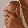 Sterling Silver 925 Infinity Ring for Women, Open Anxiety Ring
