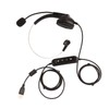 USB Business Headset Noise Reduction Single Sided Ear Headphone Supports