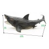 Tiburon Prehistórico Jurassico De 30 Cm Figura De Dinosaurio Megalodon