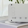 JAJU [JAJU] Large LCD Desk Clock with Temperature and Humidity