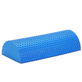 Semi-Circular EVA Foam Roller, Shaft Yoga Pilates Fitness Equipment with Massage Floating Point for Muscle Target Point System, Gym Fitness Physio Rehab Exercise.