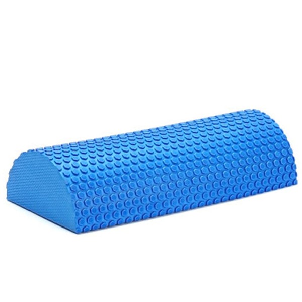 Semi-Circular EVA Foam Roller, Shaft Yoga Pilates Fitness Equipment with