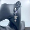 Star Long Tassel Dangle Earrings for Women Shooting Star Earrings
