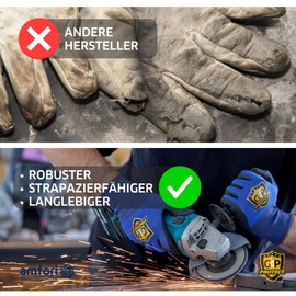 G4P Anti Cut Pro Schnittschutzhandschuhe - 2 Paar Arbeitshandschuhe, Schnittschutzklasse D mit Touchscreen-Funktion, Montagehandschuhe aus UHMWPE für Präzisionsarbeiten & Industrie, Gr. XL (Gr 10)
