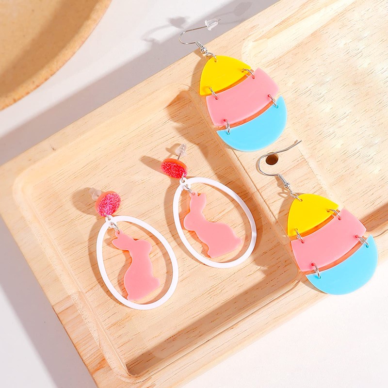 Easter Earrings for Women Easter Rabbit Earrings Easter Basket Stuffers