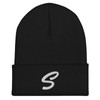 S LOGO Cuffed Beanie - Color: Spruce
