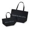 Dean & Deluca Tote Bag, L, Black, Women's, Men's, Solid,