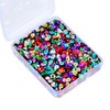 Whaline 20,000 Pcs Bulk Loose Sequins Round Cup Sequins Iridescent