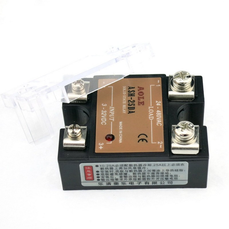 WerFamily SSR Solid State Relay SSR-25DA DC-AC 3-32V DC /