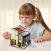 QLT Book Store Building Set,Friends House Create Elegance and Warmth