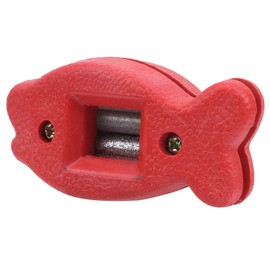 Ice Skates Blade Sharpener, Sharper Ice Skates Blade Grinder Stone, Coarse Grindstone Strong for Ice Hockey Skates Figure Skating Blades (Red)