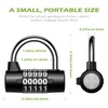 KeeKit 5 Digit Combination Lock, Re-settable Combination Padlock, Outdoor Combo